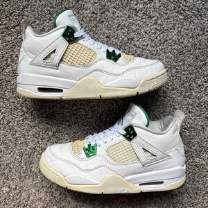 Nike Air Jordan 4 Green Mettalic  Size 6 Youth (Size 7.5 Men's)